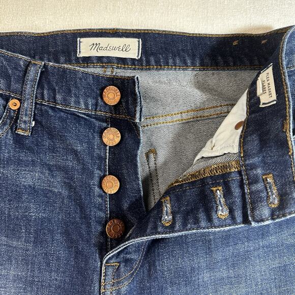 Madewell Women’s Flea Market Flare Jeans Size 27 Button Fly - Picture 2 of 9